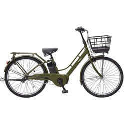 電動アシスト自転車 エナシスミー 26インチ 内装3段変速 BAA263-Q マットオリーブ 172990001
