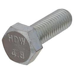 六角ボルト（鉄/ユニクロめっき）M8x25 入数8本入 MOK-039