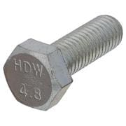 六角ボルト(鉄/ユニクロめっき)M8x25 入数8本入 MOK-039