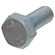 六角ボルト(鉄/ユニクロめっき)M10x25 入数4本入 MOK-069