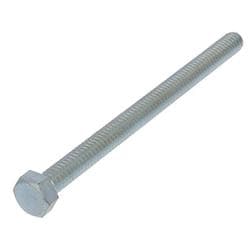 六角ボルト ウィットねじ（鉄/ユニクロめっき）W1/4x90 入数4本入 MOK-222