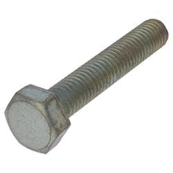 六角ボルト ウィットねじ（鉄/ユニクロめっき）W1/2x75 入数2本入 MOK-257