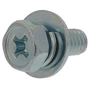 アプセット六角ボルトP=3（鉄/ユニクロめっき）M4x10 入数4本入 MOM-202