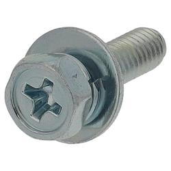 アプセット六角ボルトP=3（鉄/ユニクロめっき）M4x15 入数4本入 MOM-203