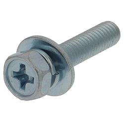 アプセット六角ボルトP=3（鉄/ユニクロめっき）M4x20 入数4本入 MOM-204