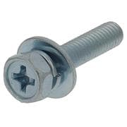 アプセット六角ボルトP=3（鉄/ユニクロめっき）M4x20 入数4本入 MOM-204