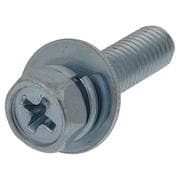 アプセット六角ボルトP=3(鉄/ユニクロめっき)M5x20 入数4本入 MOM-208