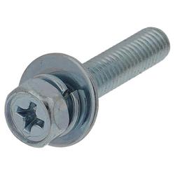 アプセット六角ボルトP=3（鉄/ユニクロめっき）M5x25 入数4本入 MOM-209