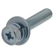 アプセット六角ボルトP=3(鉄/ユニクロめっき)M5x25 入数4本入 MOM-209