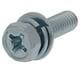 アプセット六角ボルトP=3（鉄/ユニクロめっき）M6x20 入数2本入 MOM-213