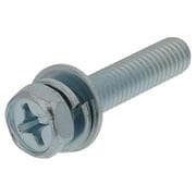 アプセット六角ボルトP=3(鉄/ユニクロめっき)M6x30 入数2本入 MOM-215