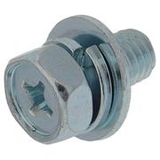 アプセット六角ボルトP=3(鉄/ユニクロめっき)M8x15 入数2本入 MOM-216