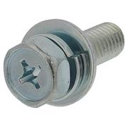 アプセット六角ボルトP=3(鉄/ユニクロめっき)M8x25 入数2本入 MOM-218