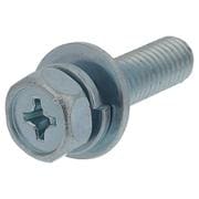 アプセット六角ボルトP=3(鉄/ユニクロめっき)M8x30 入数2本入 MOM-219