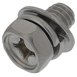 アプセット六角ボルトP=3（ステンレス）M6x10 入数2本入 MOM-022