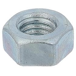 六角ナット（鉄/ユニクロめっき）M6 入数4個入 MOL-501