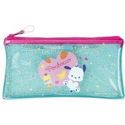 限定 サンリオキャラクターズ ペンケース ポチャッコ キラキラ☆フラット 001766-56