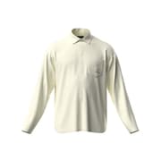 25FW オーバーシャツ メンズ Sサイズ ホワイト 621-5210800-030-S