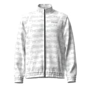 25FW 2WAYドットグラデーションスタンドブルゾン メンズ Lサイズ ホワイト 621-5220801-030-L