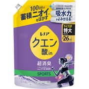 レノア クエン酸in 超消臭 衣類のすすぎ消臭剤 SPORTS リフレッシュリリーの香り 詰め替え 特大 730ml [衣類用消臭剤]