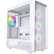 ATX タワー型 PCケース ハイエンド・ピラーレス・キューブケース ホワイト X5 (W)