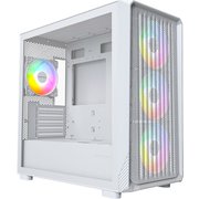 Micro-ATX タワー型 PCケース ピラーレス・キューブケース ホワイト X5M (W)