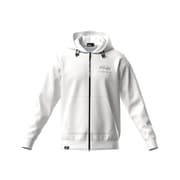 25FW ダンボールニットフルジップスウェットフーディー メンズ Lサイズ ホワイト 621-5262001-030-L