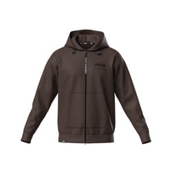 25FW ダンボールニットフルジップスウェットフーディー メンズ Lサイズ ブラウン 621-5262001-050-L