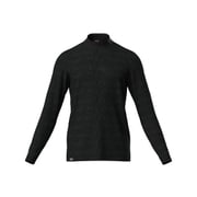 25FW ロゴジャカード長袖ハイネックシャツ メンズ LLサイズ グレー 621-5266900-020-LL