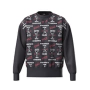 25FW ジャカードクルーネックニット メンズ Mサイズ ネイビー 621-5270002-120-M