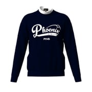 25FW レイヤードツインニット メンズ Lサイズ ネイビー 621-5270900-120-L