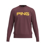 25FW 10カラークルーネックニット メンズ Lサイズ ボルドー 621-5270903-070-L
