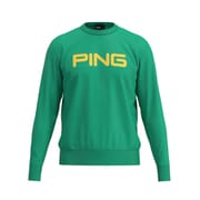25FW 10カラークルーネックニット メンズ Lサイズ グリーン 621-5270903-140-L
