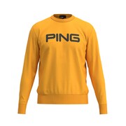 25FW 10カラークルーネックニット メンズ Lサイズ オレンジ 621-5270903-150-L
