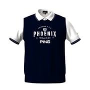 25FW レイヤードツインニット メンズ Lサイズ ネイビー 621-5274900-120-L