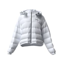 25FW 中綿フーディーブルゾン レディース Mサイズ ホワイト 622-5220002-030-M