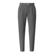 25FW コットンストレッチツイルテーパードパンツ レディース Sサイズ グレー 622-5231803-020-S