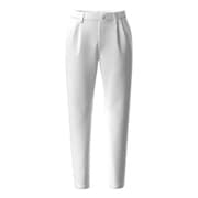25FW コットンストレッチツイルテーパードパンツ レディース Lサイズ ホワイト 622-5231803-030-L