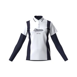 25FW レイヤードツインセット レディース Lサイズ ホワイト 622-5260800-030-L