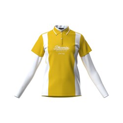 25FW レイヤードツインセット レディース Lサイズ イエロー 622-5260800-060-L