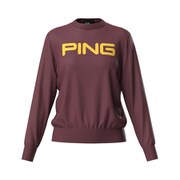 25FW 10カラークルーネックニット レディース Mサイズ ボルドー 622-5270902-070-M
