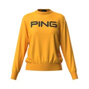 25FW 10カラークルーネックニット レディース Mサイズ オレンジ 622-5270902-150-M