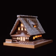 木製模型 あかりシリーズ No.1 雪の合掌造り