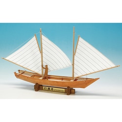 木製模型 ミニ和船 野付湾 打瀬舟
