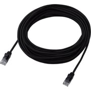 LANケーブル CAT6A(カテゴリ6A)適合 10m 爪折れ防止 高耐久 メッシュ ブラック LD-GPAM/BK100
