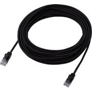 LANケーブル CAT6A（カテゴリ6A）適合 10m 爪折れ防止 高耐久 メッシュ ブラック LD-GPAM/BK100