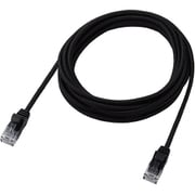 LANケーブル CAT6A(カテゴリ6A)適合 3m 爪折れ防止 高耐久 メッシュ ブラック LD-GPAM/BK30