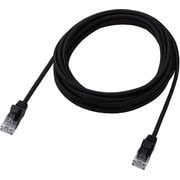LANケーブル CAT6A（カテゴリ6A）適合 3m 爪折れ防止 高耐久 メッシュ ブラック LD-GPAM/BK30