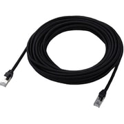 LANケーブル CAT7（カテゴリ7）準拠 10m 爪折れ防止 高耐久 メッシュ シールド構造 ブラック LD-TWSM/BK100
