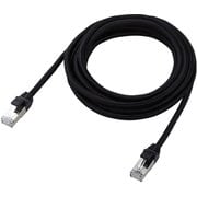 LANケーブル CAT7(カテゴリ7)準拠 3m 爪折れ防止 高耐久 メッシュ シールド構造 ブラック LD-TWSM/BK30